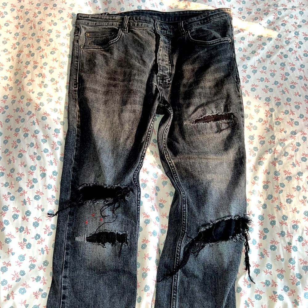 Black denim ksubi jeans